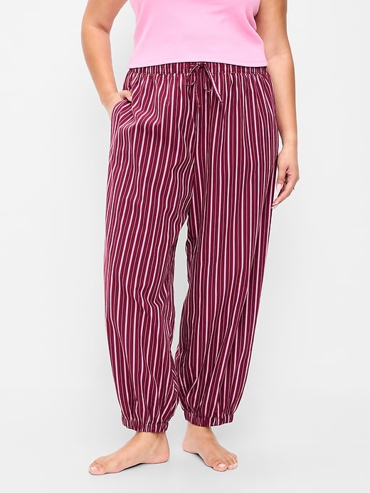 Image number 8 showing, Cinched Poplin Balloon Pants
