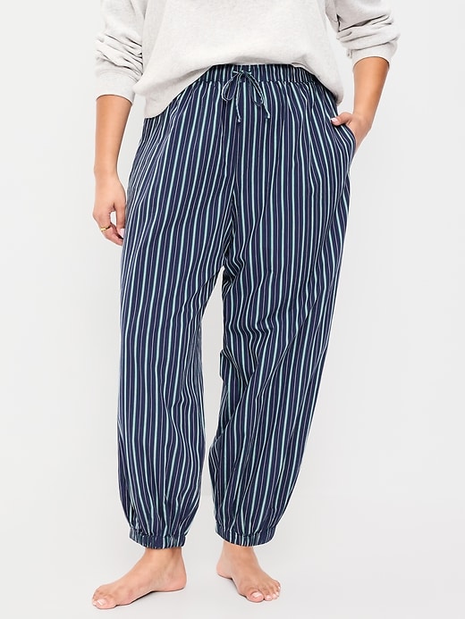 Image number 8 showing, Cinched Poplin Balloon Pants