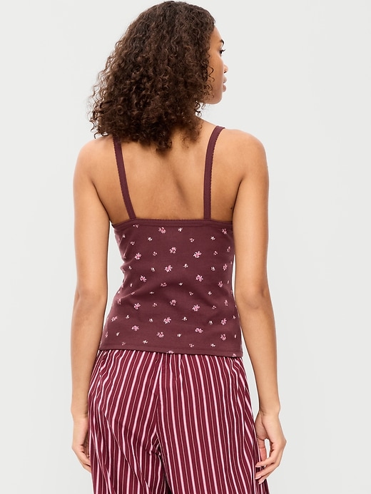 Image number 2 showing, Button-Front Cami Tank Top