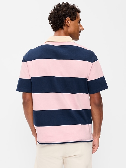 Image number 2 showing, Striped Rugby Polo