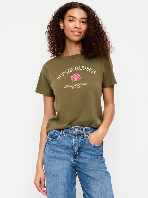Image number 1 showing, EveryWear Crew-Neck Graphic T-Shirt