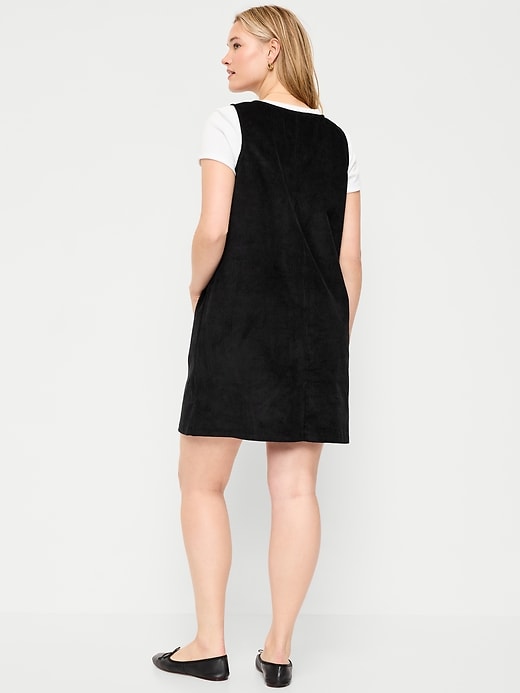 Image number 8 showing, Sleeveless Pinafore Mini Dress