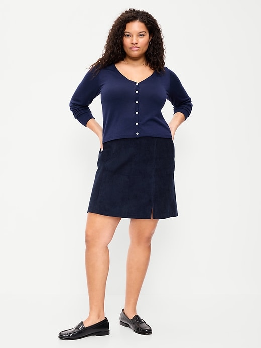 Image number 7 showing, Corduroy Mini Skirt