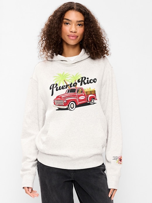 Image number 3 showing, Logo-Graphic Popover Hoodie