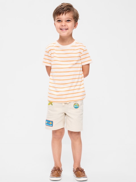 Baggy Pull-On Jean Shorts for Toddler Boys