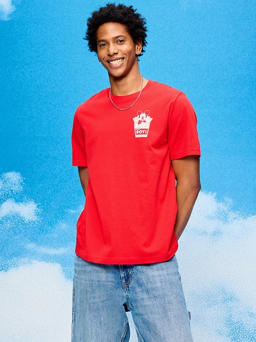 Image number 2 showing, Old Navy x Disney Mickey Mouse Logo-Graphic T-Shirt for Adults