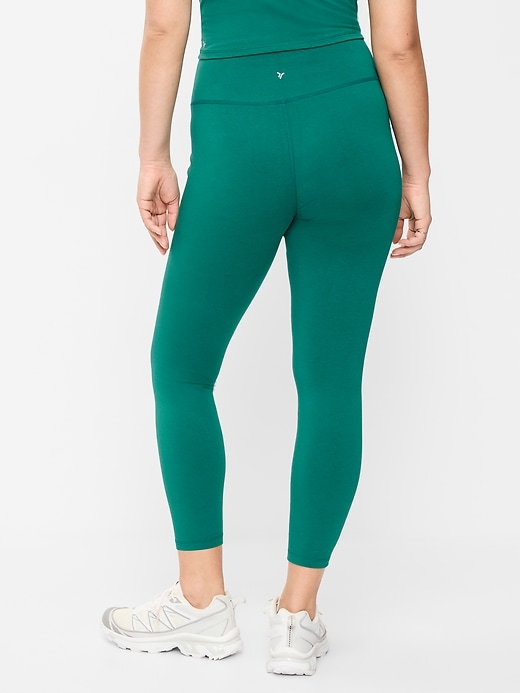 Image number 5 showing, High-Waisted PowerChill 7/8 Cotton Leggings