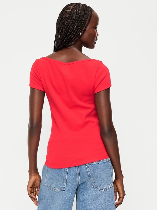 Image number 2 showing, Snug Boatneck T-Shirt