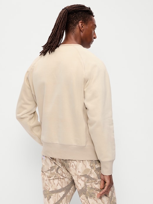 Image number 2 showing, Oversized Heavyweight Crew-Neck Sweatshirt