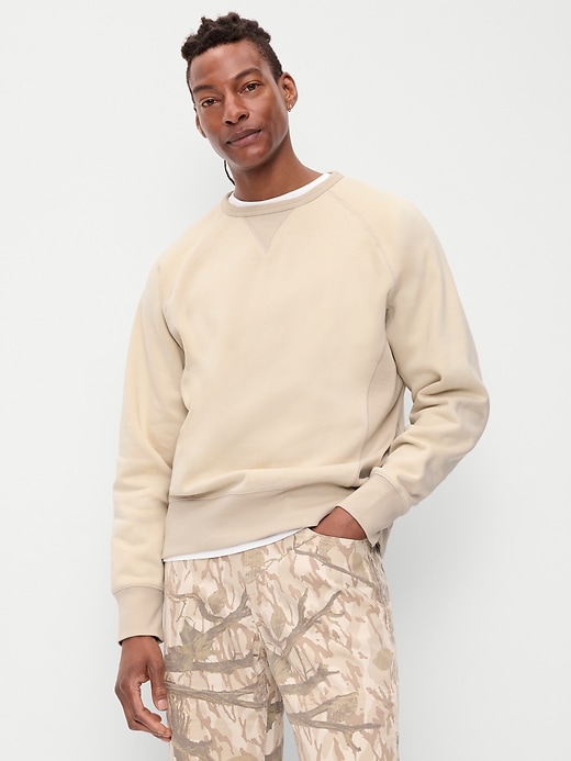 Image number 1 showing, Oversized Heavyweight Crew-Neck Sweatshirt