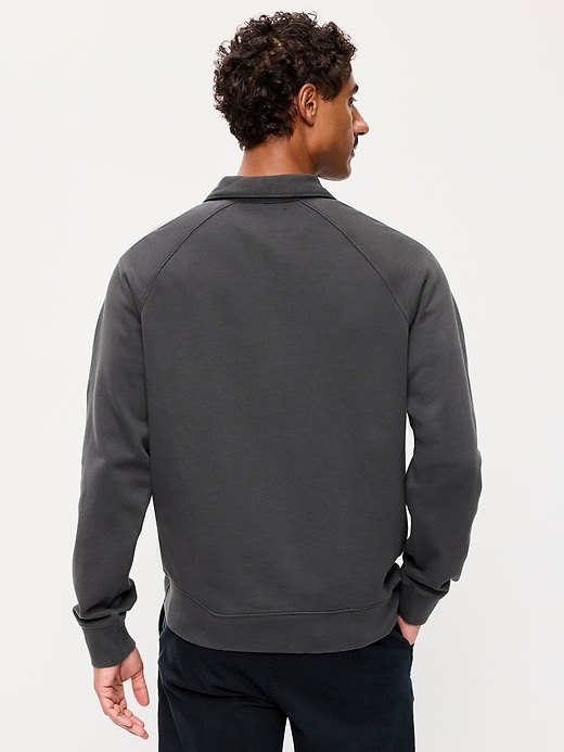 Image number 2 showing, Collared Fleece Chore Pullover