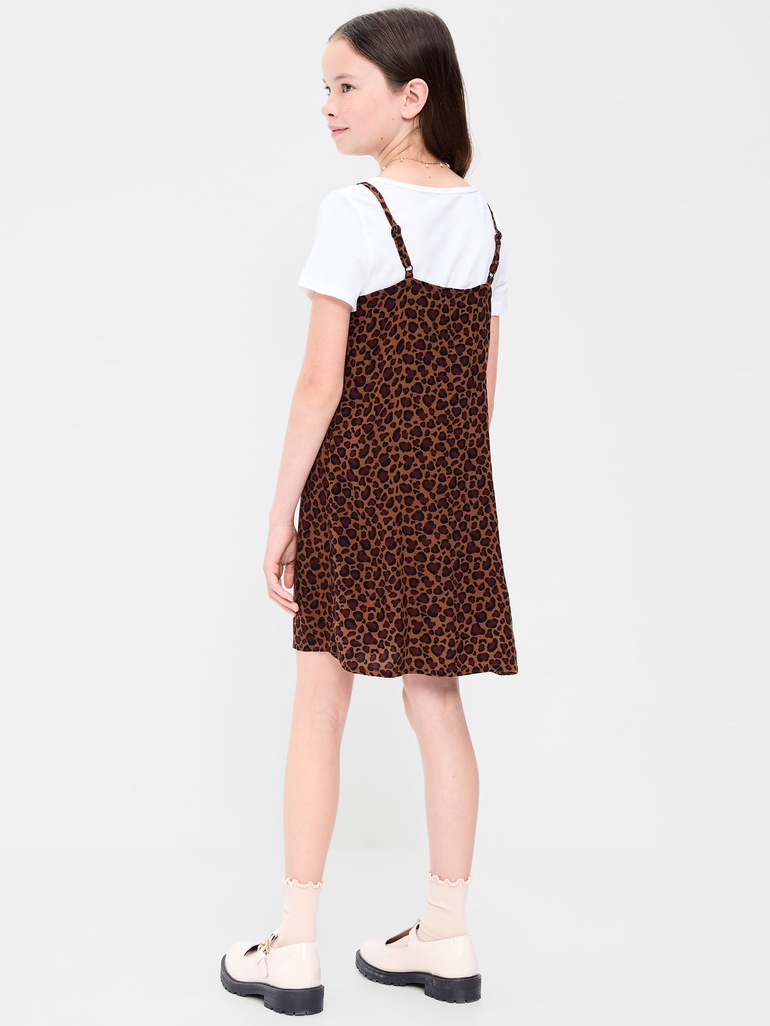 Short-Sleeve T-Shirt and Dress Set for Girls