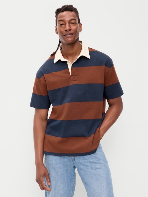 Striped Rugby Polo