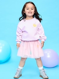 Image number 1 showing, Embroidered Sweatshirt & Tutu Skirt Set for Toddler Girls