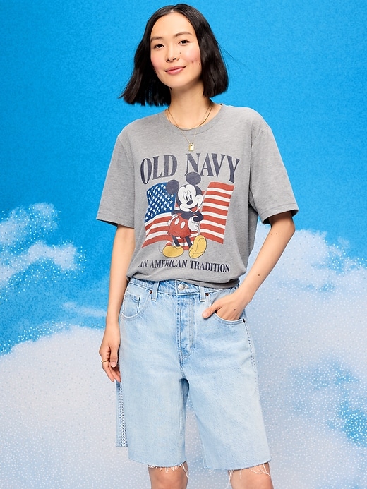 Image number 2 showing, Old Navy x Disney Mickey Mouse Logo-Graphic T-Shirt for Adults