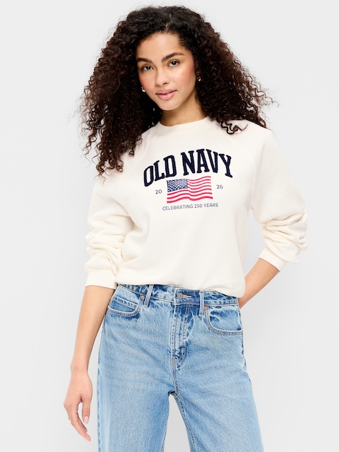 Flag Logo Graphic Sweatshirt