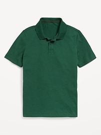 Image number 2 showing, School Uniform Jersey Polo Shirt for Boys