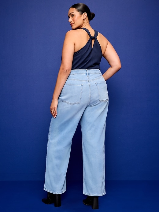 Image number 9 showing, High-Waisted Wow Wide-Leg Jeans