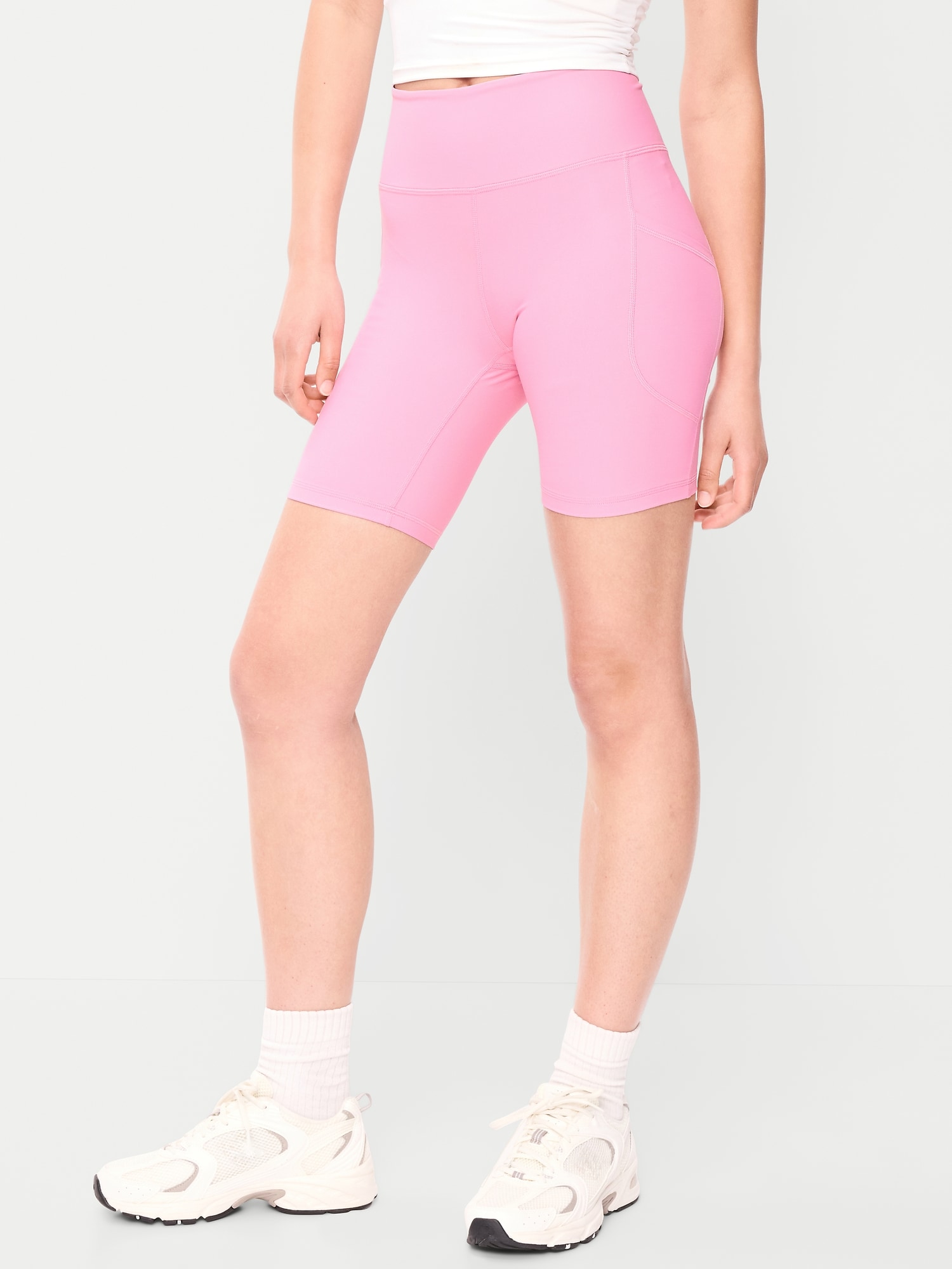 POWERSOFT BIKER SHORTS | Old Navy