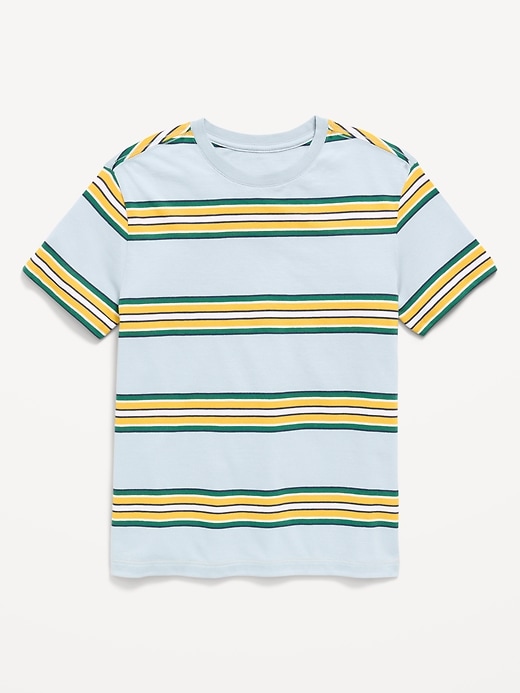 Image number 1 showing, Short-Sleeve Striped T-Shirt for Boys