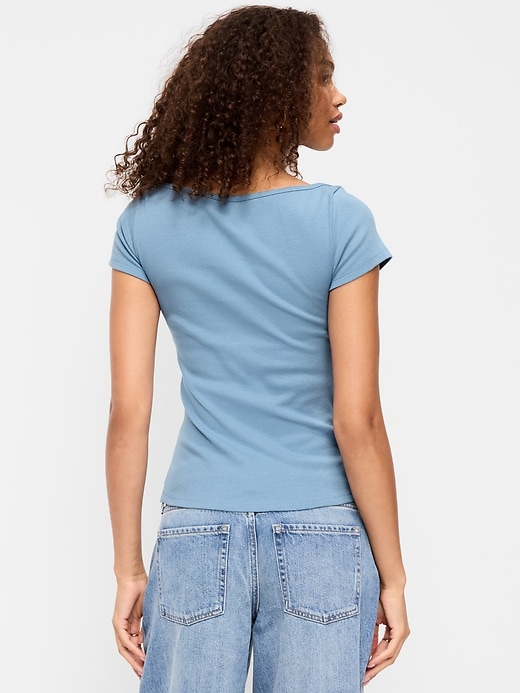 Image number 2 showing, Snug Boatneck T-Shirt