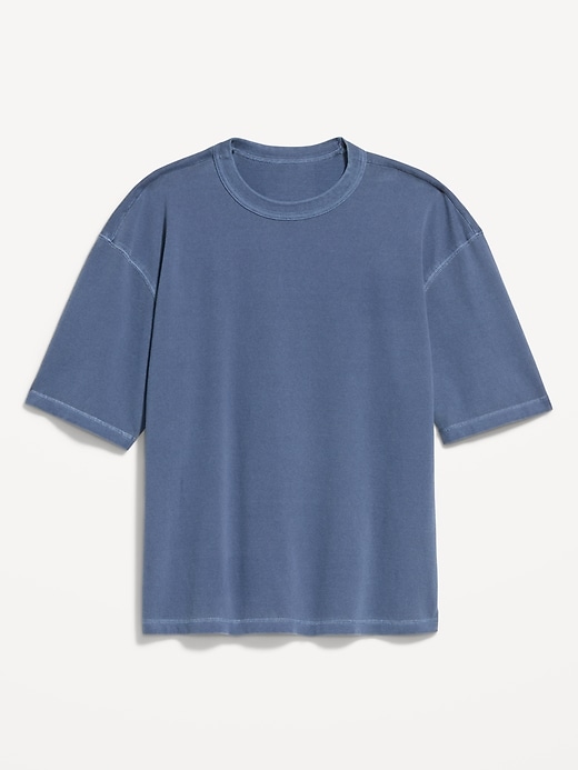 Image number 3 showing, Garment-Dyed Heavyweight Cropped T-Shirt