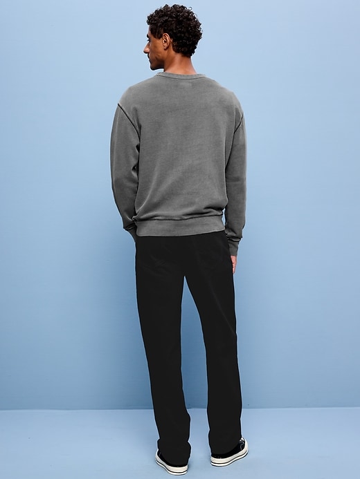 Image number 3 showing, Structured Loose Non-Stretch Jeans