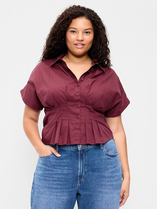 Image number 7 showing, Slim-Waisted Button-Down Shirt