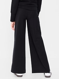 Image number 2 showing, Foldover Jersey Knit Wide-Leg Pants for Girls