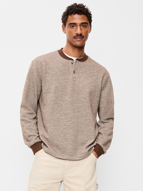 Workwear Fleece Henley T-Shirt