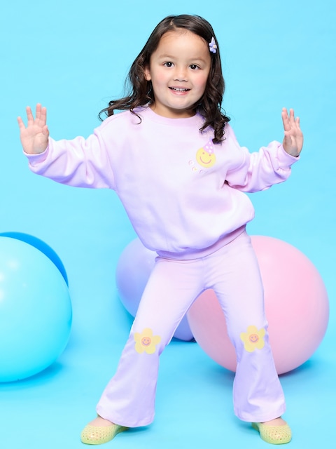 Birthday Flared Leggings for Toddler Girls