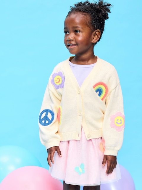 Birthday Cardigan Sweater for Toddler Girls