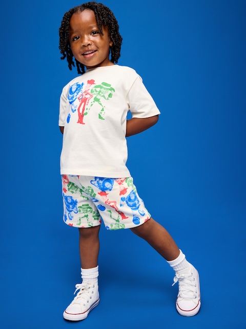 Old Navy x Pixar Toy Story Oversized Graphic T-Shirt and Shorts Set for Toddler Boys