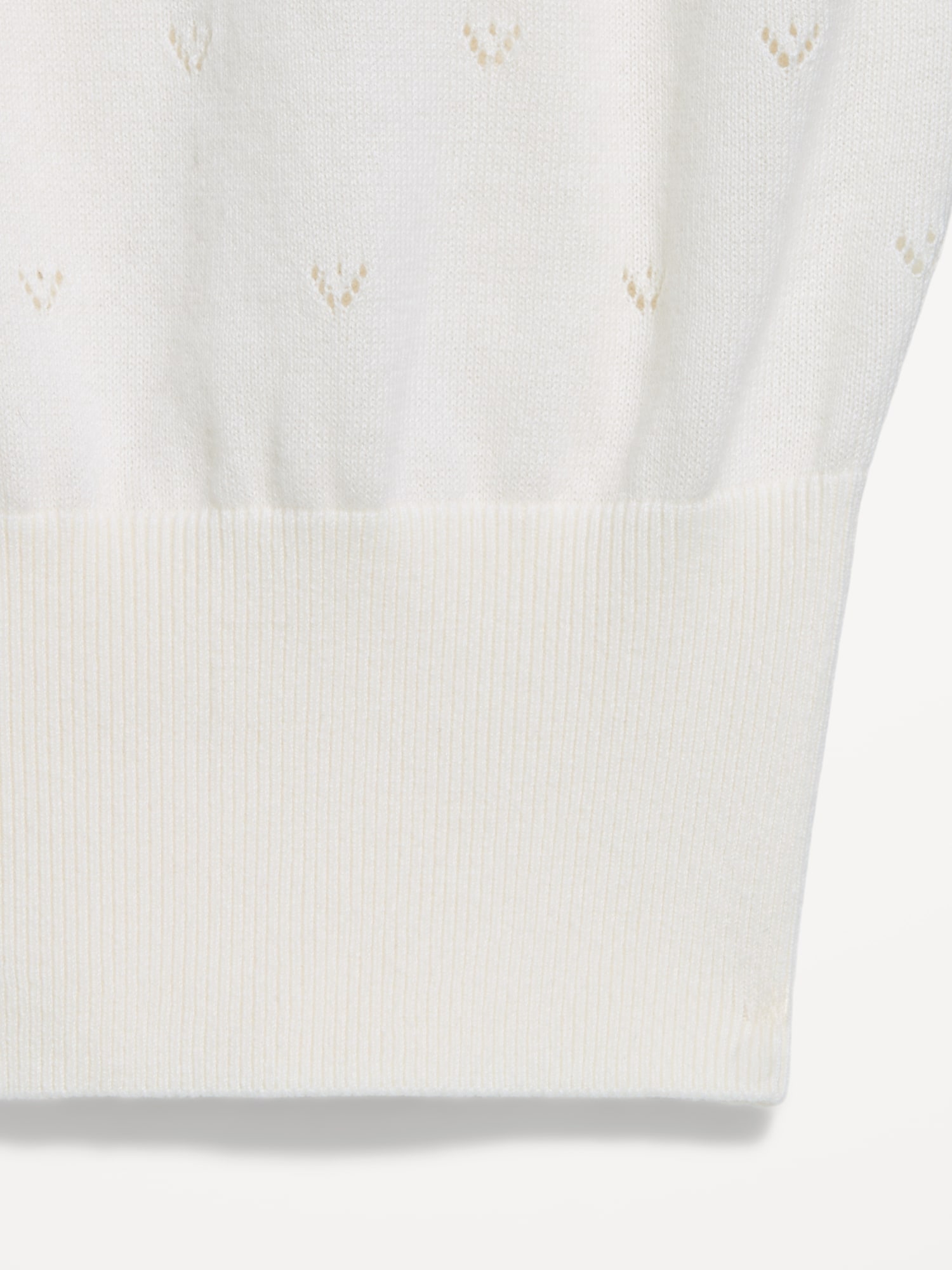 SoSoft Cotton Tie-Front Pointelle Tank Top