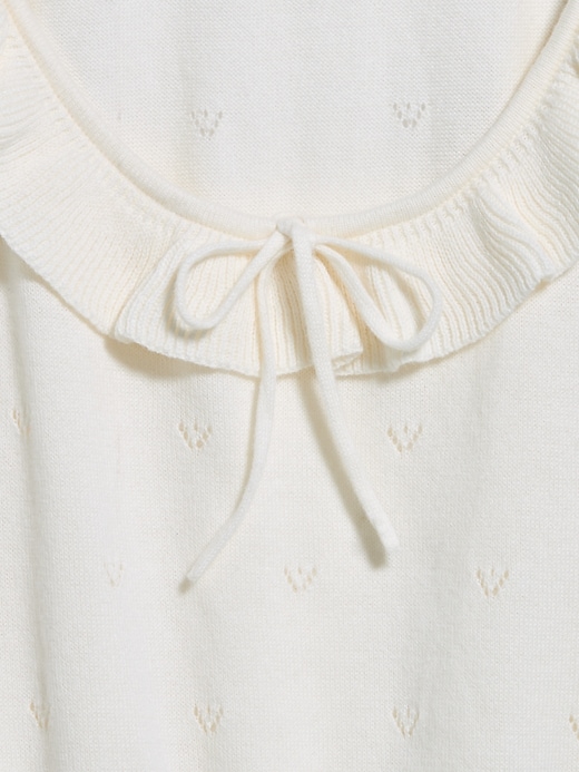 Image number 5 showing, SoSoft Cotton Tie-Front Pointelle Tank Top