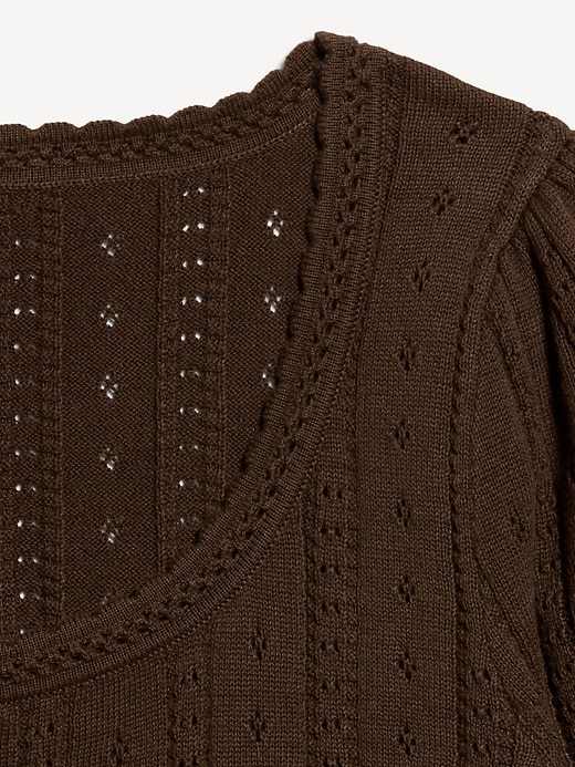 Image number 6 showing, Seaside Cotton Short-Sleeve Button-Down Sweater