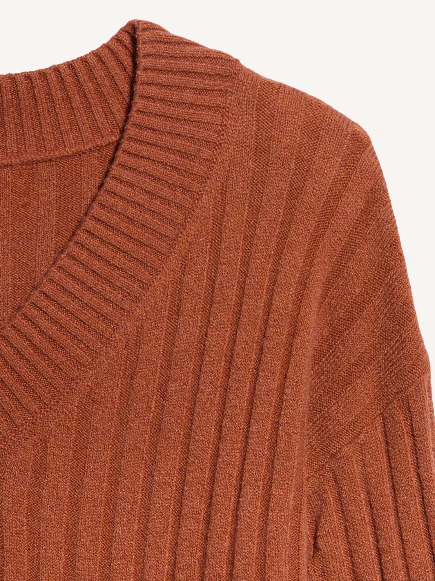 Женский свитер Old Navy SoSoft V-Neck, цвет: Коричный — фото 5