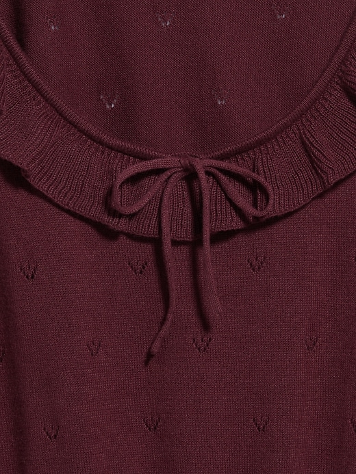 Image number 3 showing, SoSoft Cotton Tie-Front Pointelle Tank Top