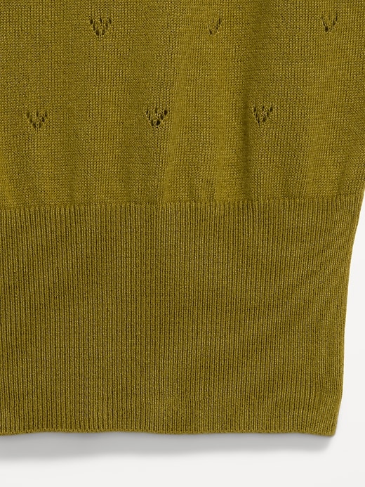 Image number 6 showing, SoSoft Cotton Tie-Front Pointelle Tank Top