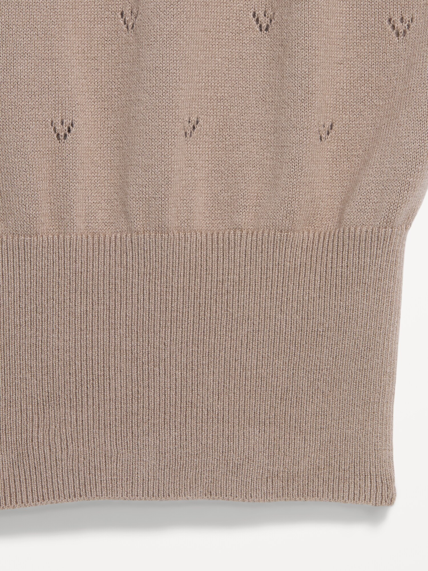 Женский топ Old Navy SoSoft Cotton Tie-Front Pointelle Tank Top, цвет: Шоколадный — фото 6