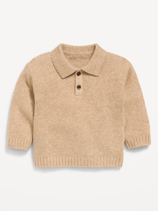 Image number 1 showing, SoSoft Long-Sleeve Collared Sweater for Baby