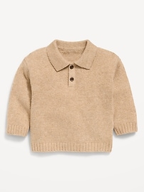 Image number 1 showing, SoSoft Long-Sleeve Collared Sweater for Baby
