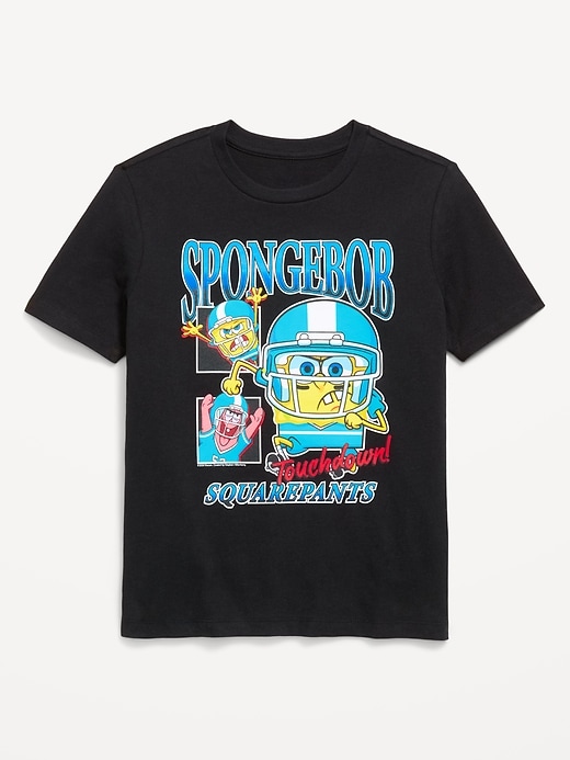 Image number 1 showing, SpongeBob SquarePants™ Gender-Neutral Graphic T-Shirt for Kids