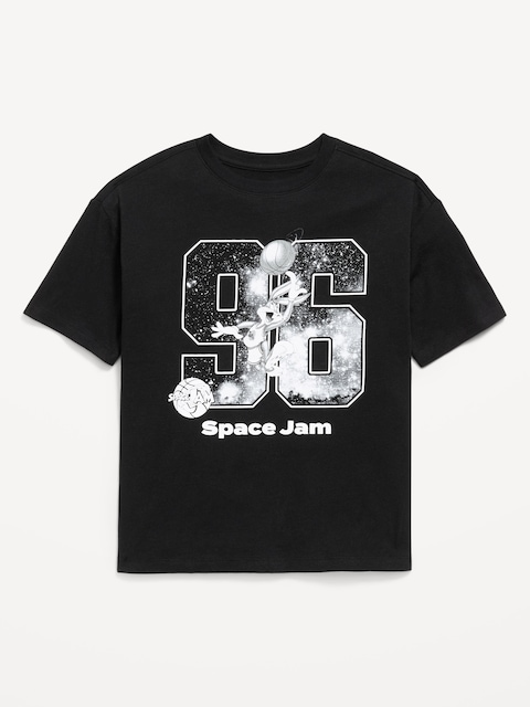 Space Jam™ Oversized Gender-Neutral Graphic T-Shirt for Kids