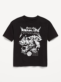 Image number 1 showing, Space Jam™ Oversized Gender-Neutral Graphic T-Shirt for Kids