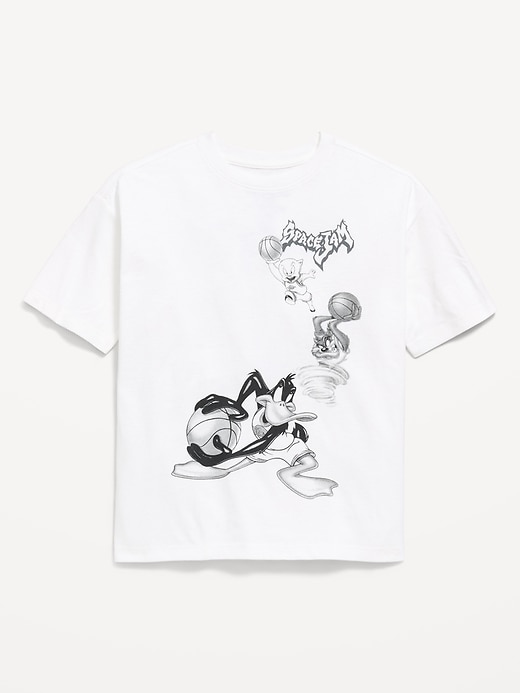 Image number 1 showing, Space Jam™ Oversized Graphic T-Shirt for Boys