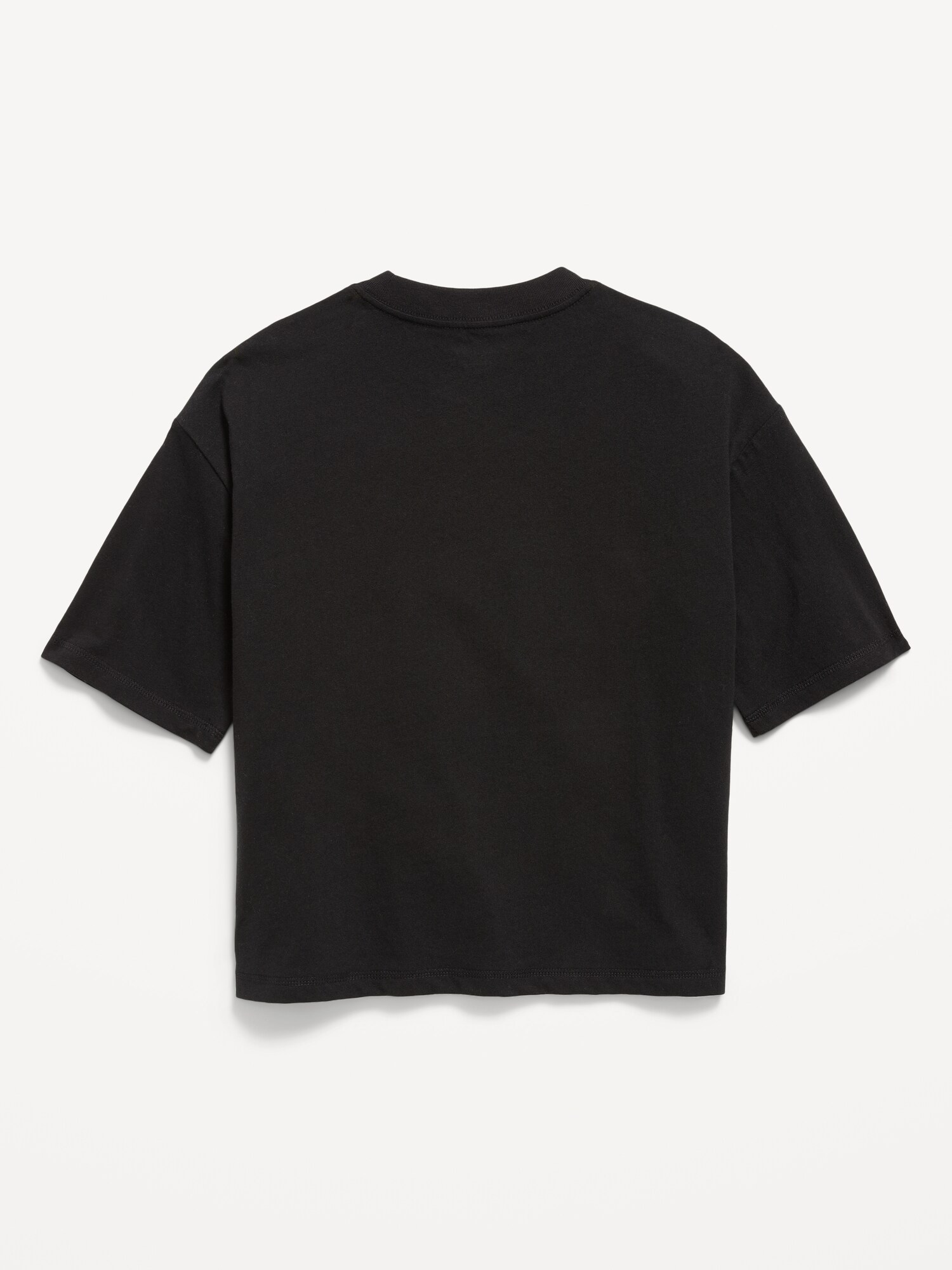 Детская футболка Old Navy Frankenstein™ Oversized Gender-Neutral Graphic, цвет: Чёрный — фото 2