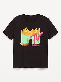 Image number 1 showing, MTV™ Gender-Neutral Graphic T-Shirt Kids