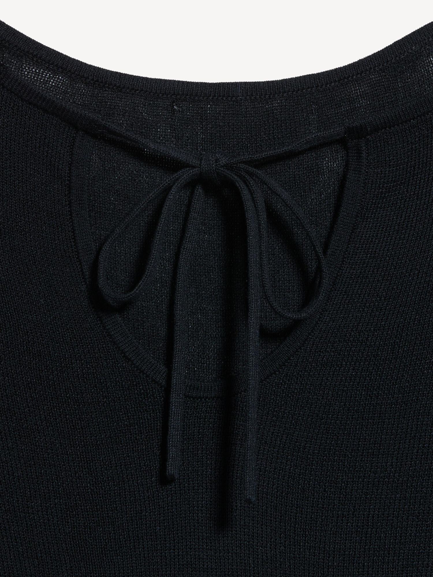 Bell-Sleeve Keyhole Top