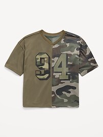 Image number 1 showing, Oversized Mesh Graphic T-Shirt for Boys